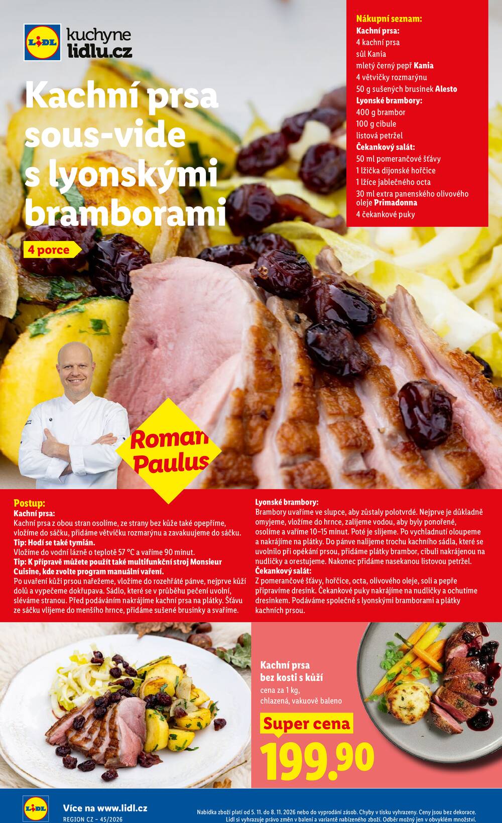 Lidl Čtvrtek od 5.11. do 8.11.2026