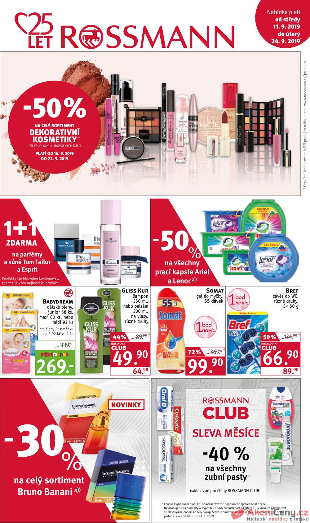 Leták ROSSMANN - Rossmann od 11.9. do 24.9.2019 - strana 1 Leták ROSSMANN - Rossmann od 11.9. do 24.9.2019 - strana 1