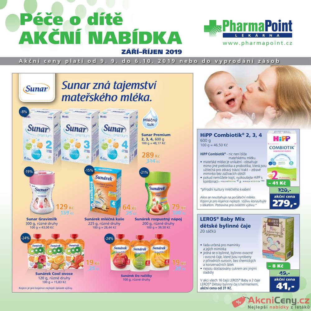 Leták PharmaPoint - Pharma Point typ A od 9.9. do 6.10.2019 - strana 1 Leták PharmaPoint - Pharma Point typ A od 9.9. do 6.10.2019 - strana 1