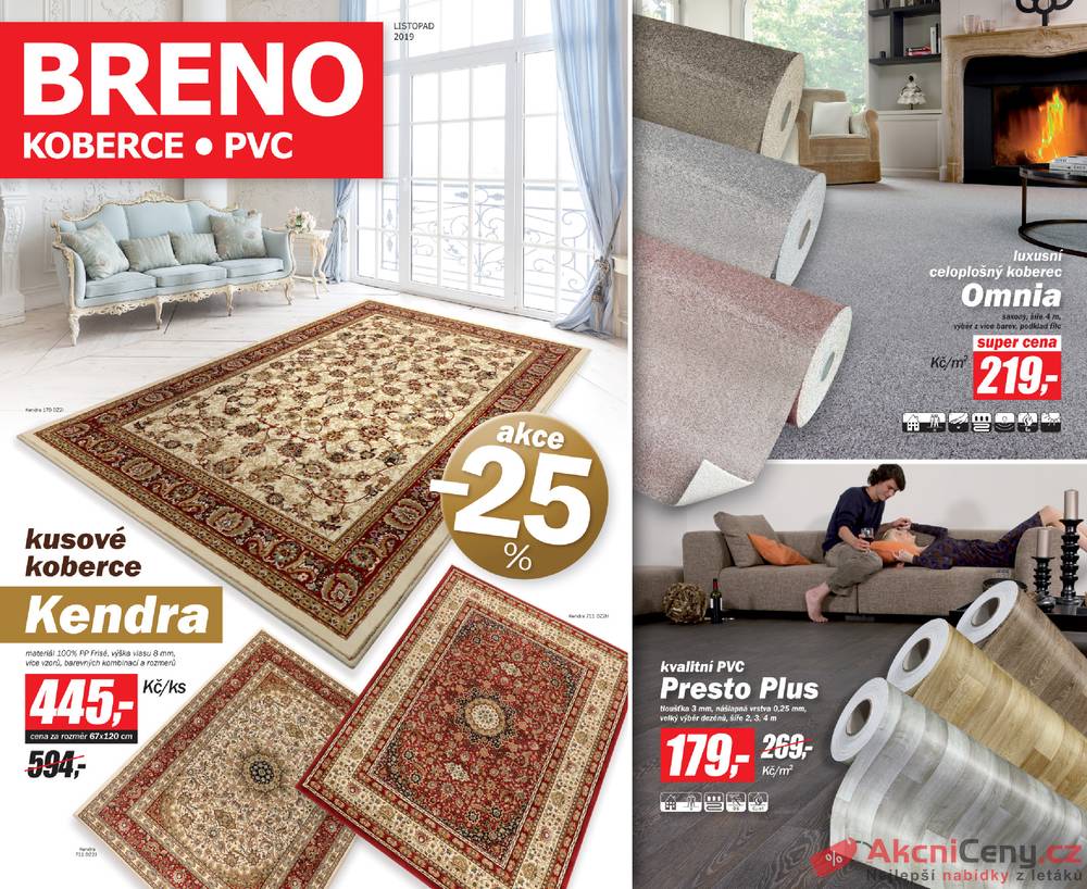 Leták Koberce BRENO - Koberce Breno 1.11. - 30.11. - strana 1 Leták Koberce BRENO - Koberce Breno 1.11. - 30.11. - strana 1