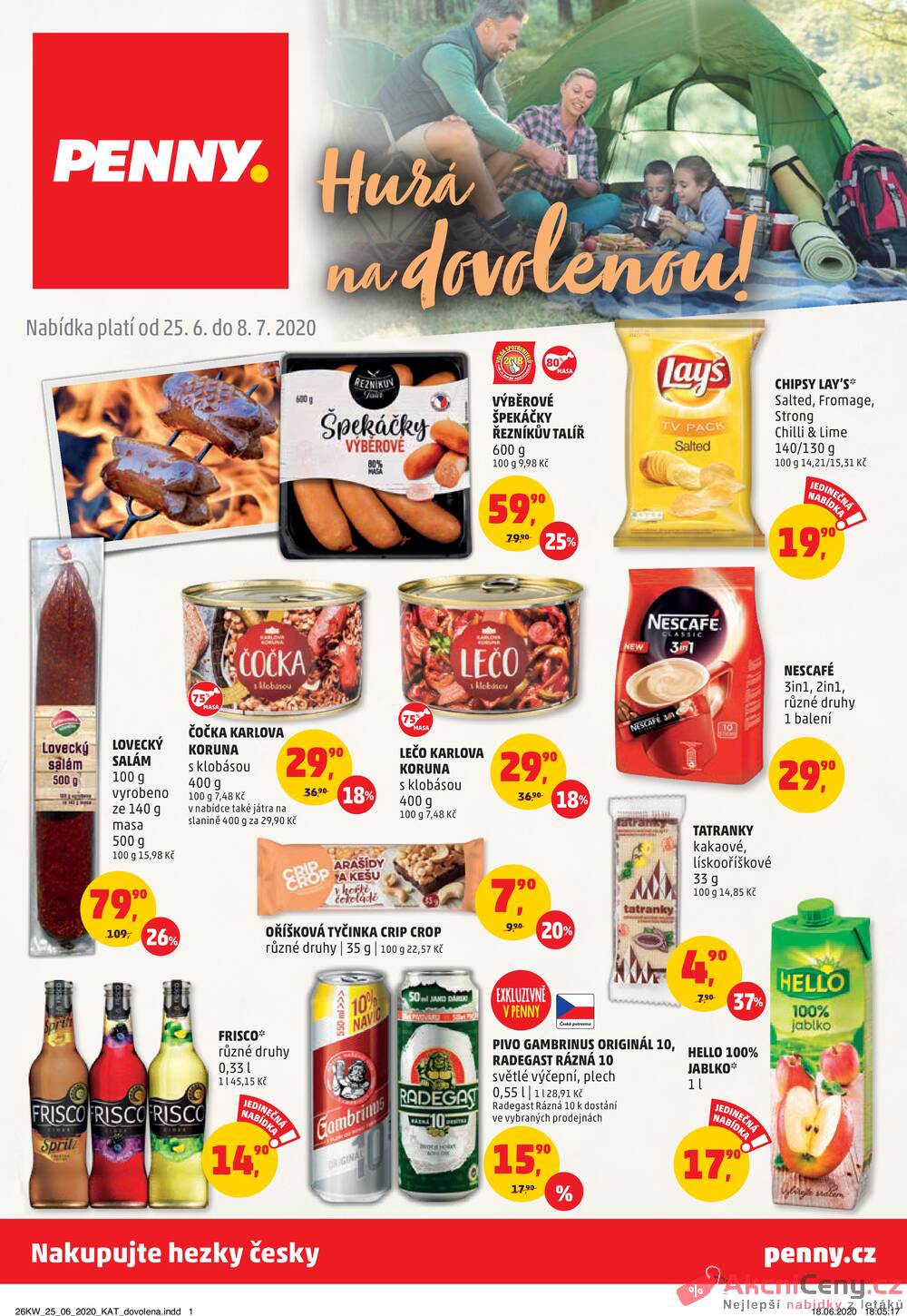 Leták Penny Market - Penny Market katalog od 25.6. do 8.7.2020 - strana 1 Leták Penny Market - Penny Market katalog od 25.6. do 8.7.2020 - strana 1