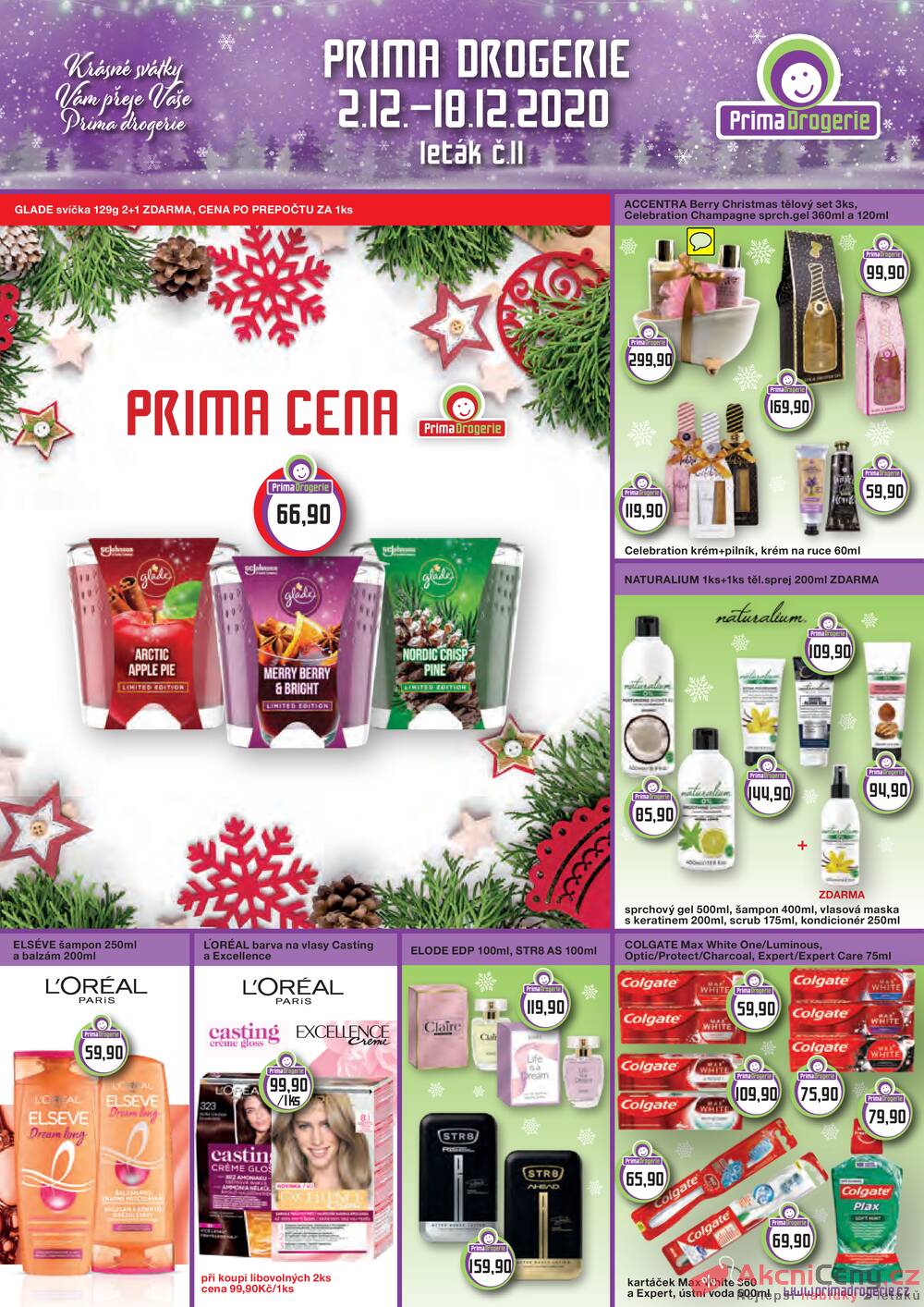 Leták Prima Drogerie - Prima drogerie od 2.12. do 18.12.2020 - strana 1 Leták Prima Drogerie - Prima drogerie od 2.12. do 18.12.2020 - strana 1