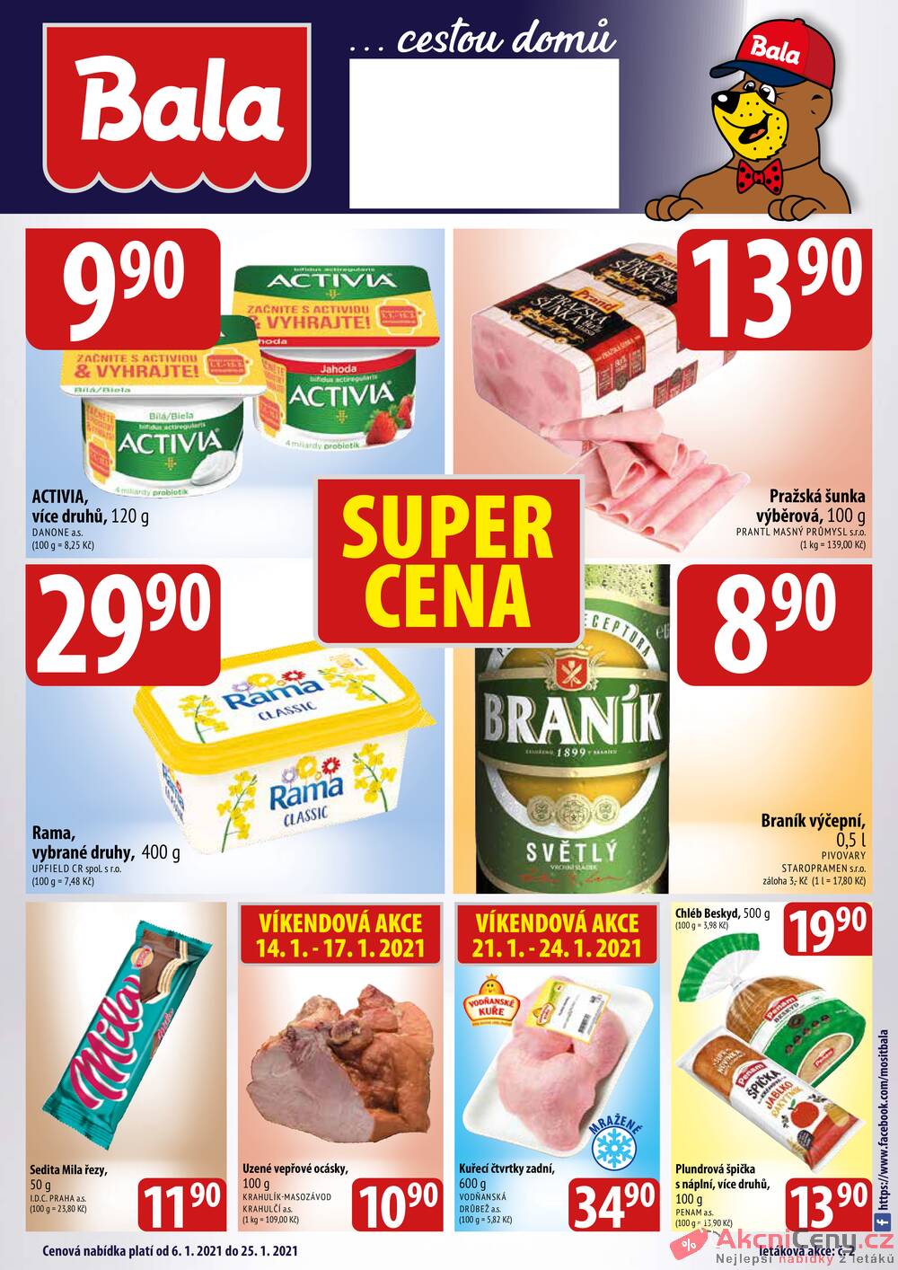 Leták BALA - BALA CP vybrané prodejny od 6.1. do 24.1.2021 - strana 1 Leták BALA - BALA CP vybrané prodejny od 6.1. do 24.1.2021 - strana 1