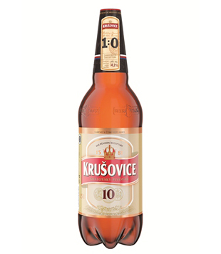 Krušovice 10°, světlé výčepní pivo (PET)