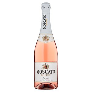 Moscato De luxe rosé alkoholický nápoj sycený 0,75l