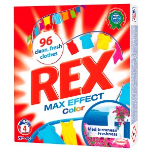 Rex prací prášek 4 dávky, vybrané druhy