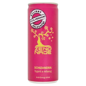 ZENONADE Schizandra VYPNI A RELAXUJ bylinný 100% přírodní relaxační protistresový nápoj 250ml