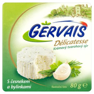 Gervais Délicatesse Krémový tvarohový sýr 80g, vybrané druhy