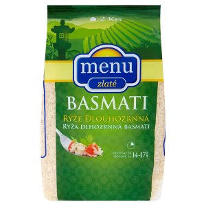Menu Zlaté Basmati rýže dlouhozrnná 2kg