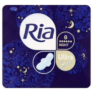Ria Ultra Night ultratenké dámské vložky 8 ks