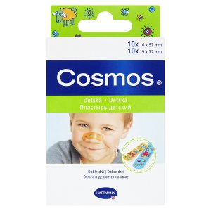 Hartmann Cosmos Dětské náplasti ve 2 velikostech 20 ks
