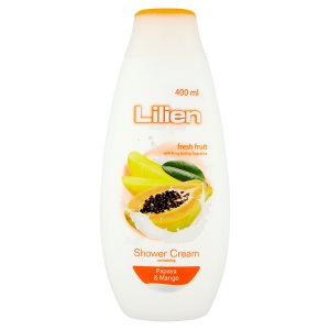 Lilien Papaya & Mango krémový sprchový gel 400ml