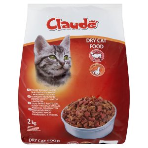 Claude Kompletní krmivo pro dospělé kočky s hovězím a drůbežím 2kg