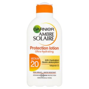 NEPOUŽÍVAT Garnier Ambre Solaire Opalovací mléko OF 20 200ml