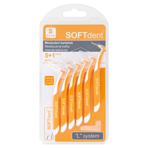 SOFTdent Mezizubní kartáček S 0,5mm 6 ks