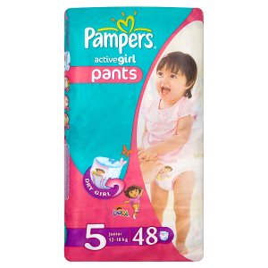 pampers active girl pants