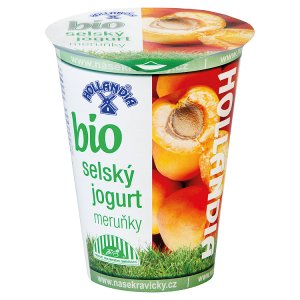 Hollandia Bio jogurt selský meruňky 180g