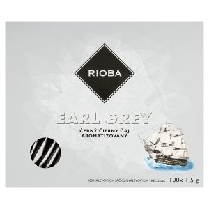 Rioba Earl Grey černý čaj aromatizovaný, 100 sáčků, 150g