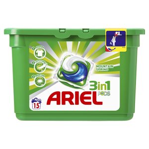 Ariel gelové kapsle 15 dávek, vybrané druhy