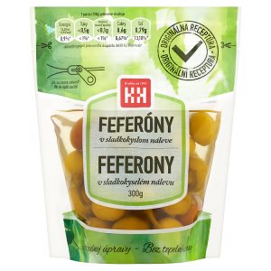 H+H Feferony v sladkokyselém nálevu 300g