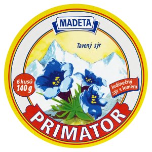Madeta Primator tavený sýr 45% 140g