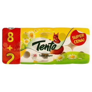 Tento Pure Camomile toaletní papír 10 rolí