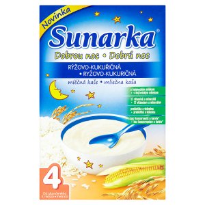 Sunarka Dobrou noc mléčná kaše 250g, vybrané druhy