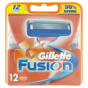 Gillette Fusion náhradní hlavice k holicímu strojku 12 ks