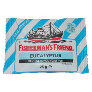 Fisherman's Friend Eucalyptus mentolové pastilky bez cukru 25g