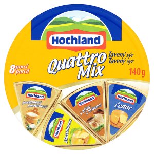 Hochland Quattro mix tavený sýr 140g