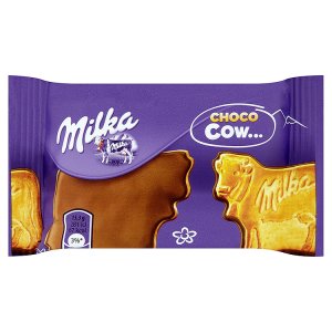 Milka Choco cow sušenky polomáčené mléčnou čokoládou 40g