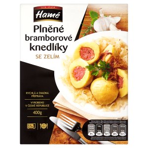 Hamé Life style plněné bramborové knedlíky se zelím 400g