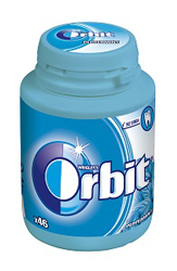 Wrigley's Orbit žvýkačky bez cukru 46 ks dóza, vybrané druhy