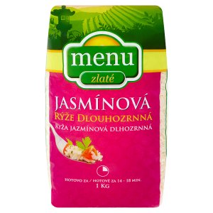Menu Zlaté Jasmínová rýže dlouhozrnná 1kg