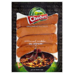 Chodura Grilovací klobása se sýrem 360g
