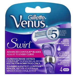 Gillette Venus Swirl náhradní hlavice k dámskému holicímu strojku 4 ks