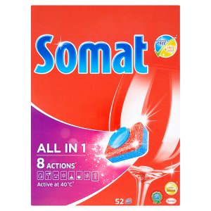 Somat tablety do myčky 52 ks, vybrané druhy
