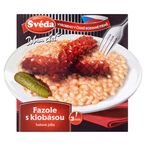 Švéda Fazole s klobásou 360g