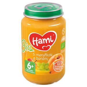 HAMI Ovocný příkrm BIO 200g, vybrané druhy