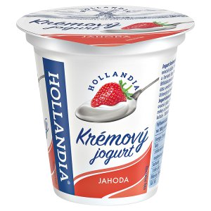 Hollandia Krémový jogurt jahoda 125g
