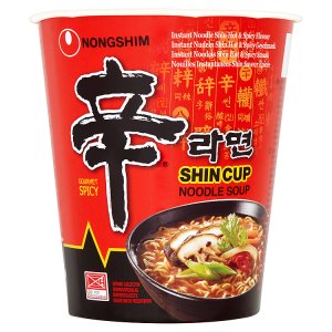 Nongshim Instantní nudlová polévka Shin Cup pálivá 68g
