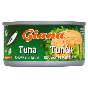 NEPOUŽÍVAT Giana Tuňák kousky ve vlastní šťávě 185g