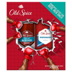 Old Spice dárková sada antiperspirant ve spreji 125ml + sprchový gel 250ml