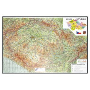 PP Karton Podložka stolní - mapa ČR 40 x 60cm