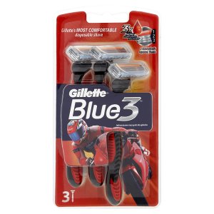 Gillette Blue 3 Pohotové holítko s lubrikačním páskem 3 ks