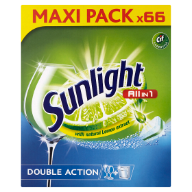 Sunlight Tablety do myčky nádobí 66 ks, vybrané druhy