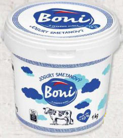 Boni Jogurt smetanový 1kg, vybrané druhy