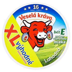 Veselá Kráva Lahodná tavený sýr XL 16 ks 240g