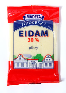 Madeta Jihočeský Eidam 30% plátky