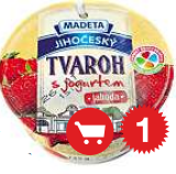 Madeta Jihočeský tvaroh s jogurtem